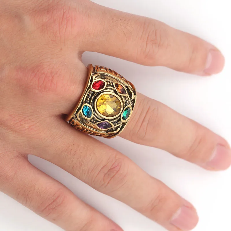 thanos infinity gauntlet ring set