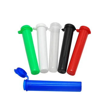 

5pcs/lot 94MM Plastic Tube Doob Vial Waterproof Airtight Smell Proof Odor Sealing Herb/Spice Container Storage Case.Color Random