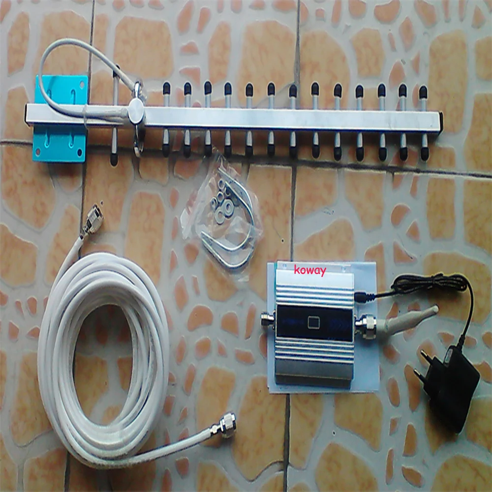 3g signal repeater cell phone 3g signal booster WCDMA 2100mhz 3g signal amplifier with 18dbi 3g