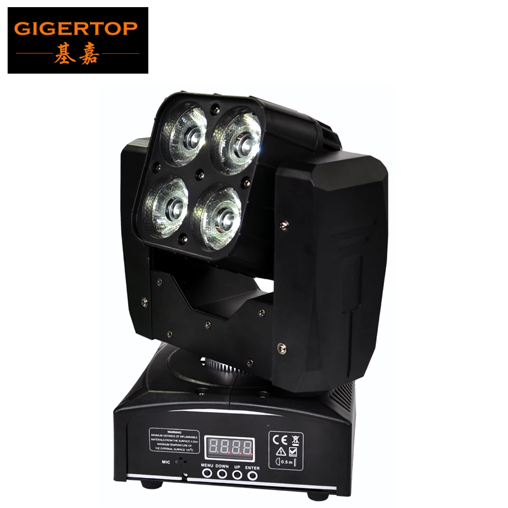 

Freeshipping Sample 60W Mini Led Moving Head Light 4 x 15W RGBW 4IN1 American DJ Equipment DMX 4/12CH Christmas Party Decoration