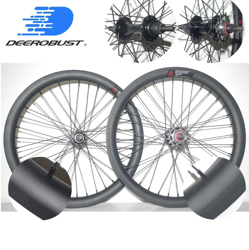 BMX Гонки 2" BSD 406 мм 406 30 мм x 30 мм Дорожный велосипед Угловые колеса Клинчера комплект велосипедных колес 20 дюймов 36 отверстия UD матовый