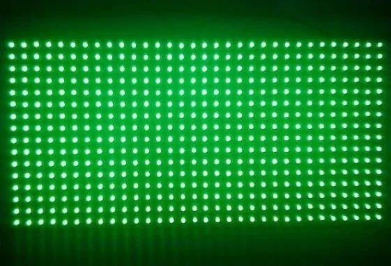

P10 Single green outdoor LED module HUB12 Interface definition P10 SMD (1G) 320*160MM