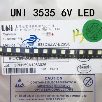 

For UNI LED 500pcs backlight LCD TV 3535 3537 LED SMD Lamp bead bead 1W 6V 3535 1.2W Cold white UNI