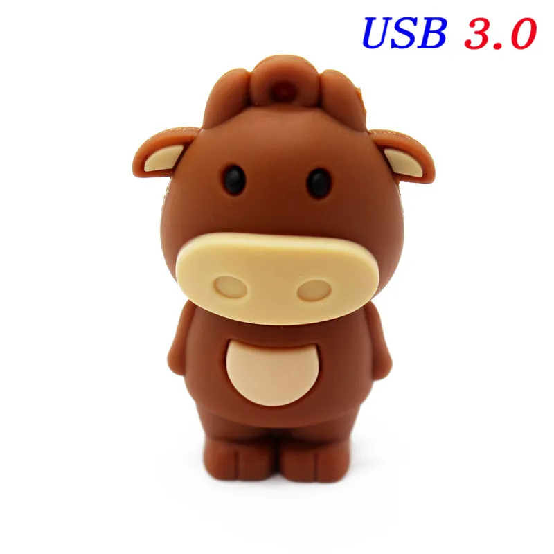 JASTER Китайский Зодиак флеш-накопитель USB 3,0 диск животных Зеленая змея/курица/кролик/лошадь/обезьяна карта памяти Флешка 4 Гб до 64 ГБ - Цвет: T2