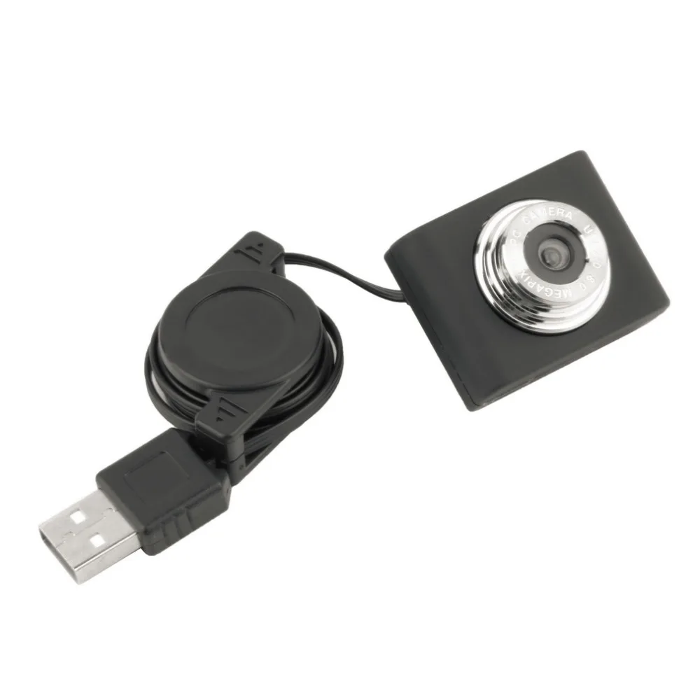 1 шт Mini USB 5 м с выдвижным объективом и креплением-зажимом веб-камера ноутбук 100% Фирменная Новинка