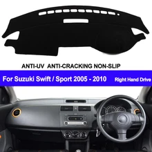 Приборной панели автомобиля крышка тире коврики для Suzuki Swift Sport 2005 2006 2007 2008 2009 2010 Авто козырек от солнца коврик ковер правым