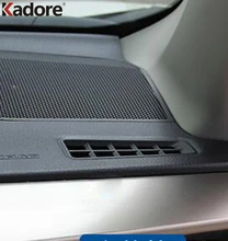 Для Toyota RAV4 RAV 4 2016 2017 ABS Матовая Внутренняя верхняя автомобиль кондиционер украшения на выходе Vent стороны крышки AC отделкой автомобиль-Стайлинг