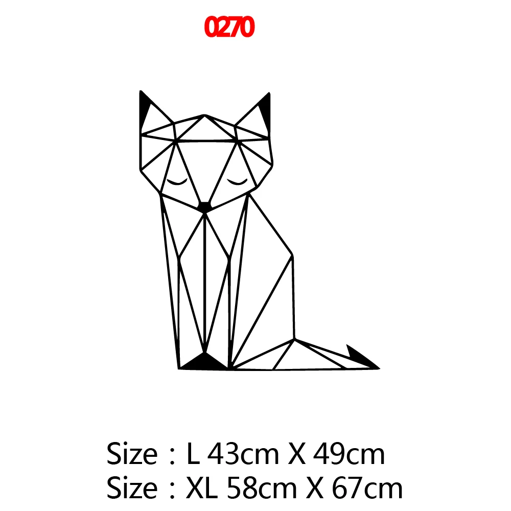 Скандинавские Геометрические Животные наклейка s Фреска виниловая комната украшение гостиной спальня настенная наклейка для детей наклейка для украшения комнаты обои - Цвет: p11