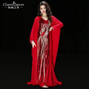 

New Khalegy Robe Women Belly Dance performance Costume Luxury Embroidery Show Wear Belly dance costumes YC053