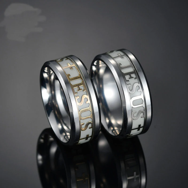 Luminous Cross Christ Ring Wedding Engagement Rings For Women Men Jewelry ring set gold color rings couples rings stainless steel ring tibetan silver rings signet ring finger watch ring finger ring gold color ring chain ring half face ring amethyst zirconia ring silver ring opening ring fidget spinner ring sparkling heart ring tungsten ring adjustable rings zircon crystal ring wedding rings moissanite diamond ring color change ring wedding ring ceramic ring animal ring
