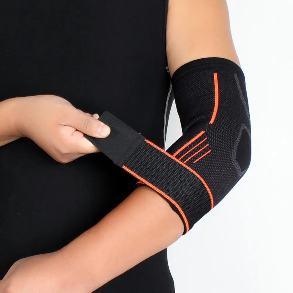 

Mounchain 1pcs Banding Elbow Supporter Pressure Extended Sweat Wicking Ventilation Winding Compression Wrist Pad