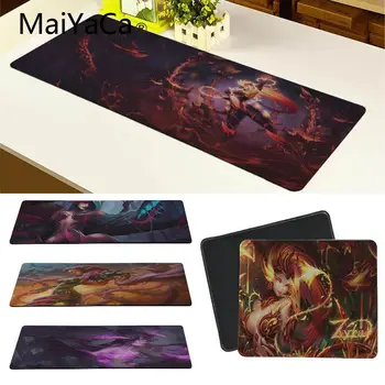 

MaiYaCa Cool New LOL Zyra League of Legends Durable Rubber Mouse Mat Pad Locking Edge Mousepad Mat Keyboard Mat Table Pad