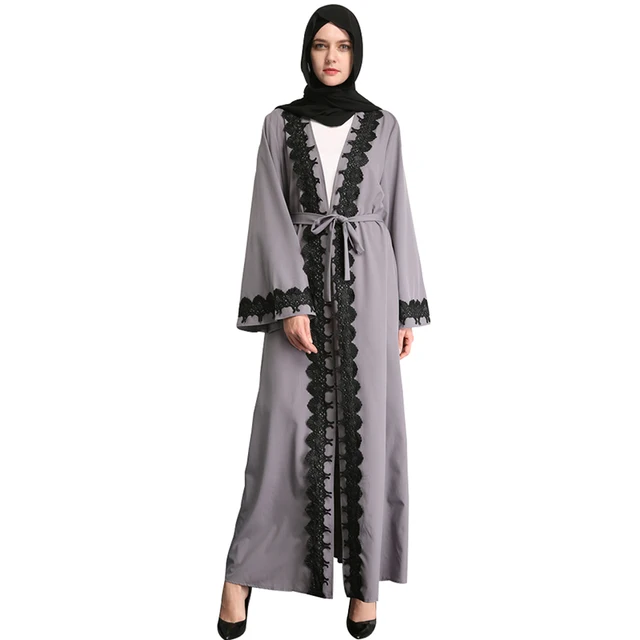 Babalet Womens' Elegant Modest Muslim Islamic Dubai Jilbab Long Sleeve ...