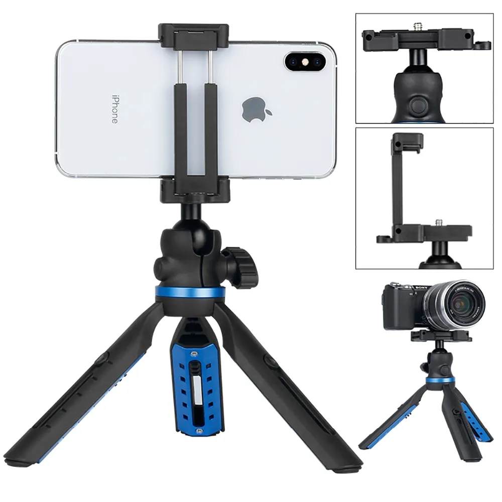 ULANZI TT20 2 в 1 крепление штатива для телефона с держателем мини-штатив iPhone 7 8 X Samsung S8 S9