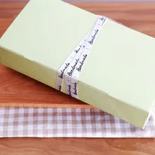 Маття зеленый маленькая коробка для пирожных десерт коробки для печенья печенье конфеты пакет день рождения свадьба партия сладости упаковка