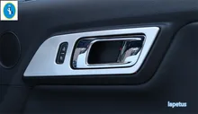 3 цвета для выбора! ABS для Ford Mustang 2015 2016 2017 внутренняя автомобиля Дверная ручка чаши литье крышка обрезать 2 шт./компл.