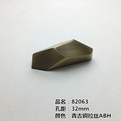 32mm Brush Bronze 2 шт./лот Premintehdw лаконичный Алмазный дизайн оцинкованные мебельные винты шкаф буфет поятнуть ручку Железный - Цвет: 32mm Brush Bronze