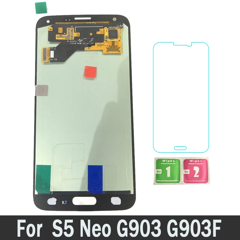 

New HD AMOLED LCDs For Samsung Galaxy S5 Neo G903 G903F LCD Display 100% Tested Working Touch Screen Assembly Replacment
