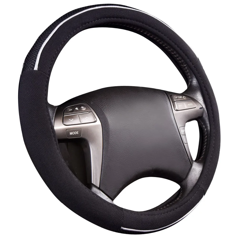 Car pass Faux Leather handlebar Steering Wheel Cover Durable Covers 15