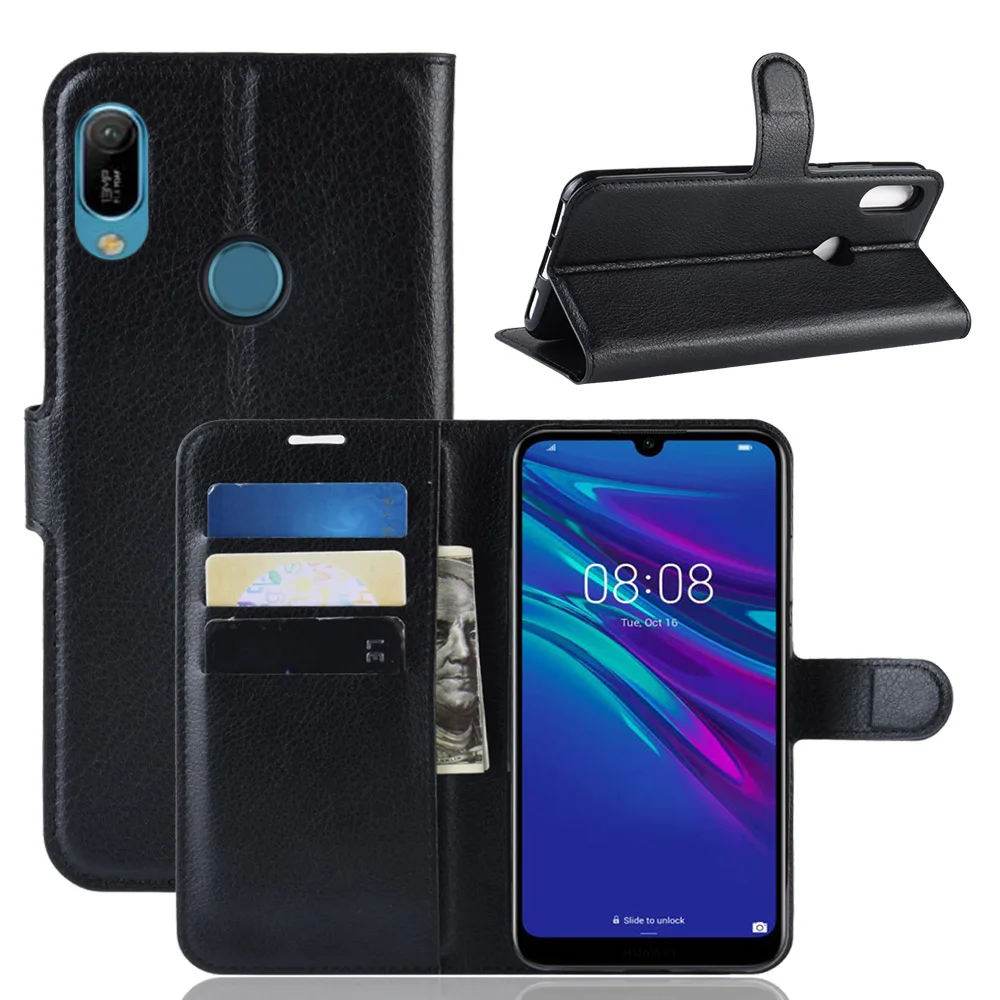 Чехол для Huawei Y6 Pro 2019 чехол бумажник из искусственной кожи с подставкой Prime