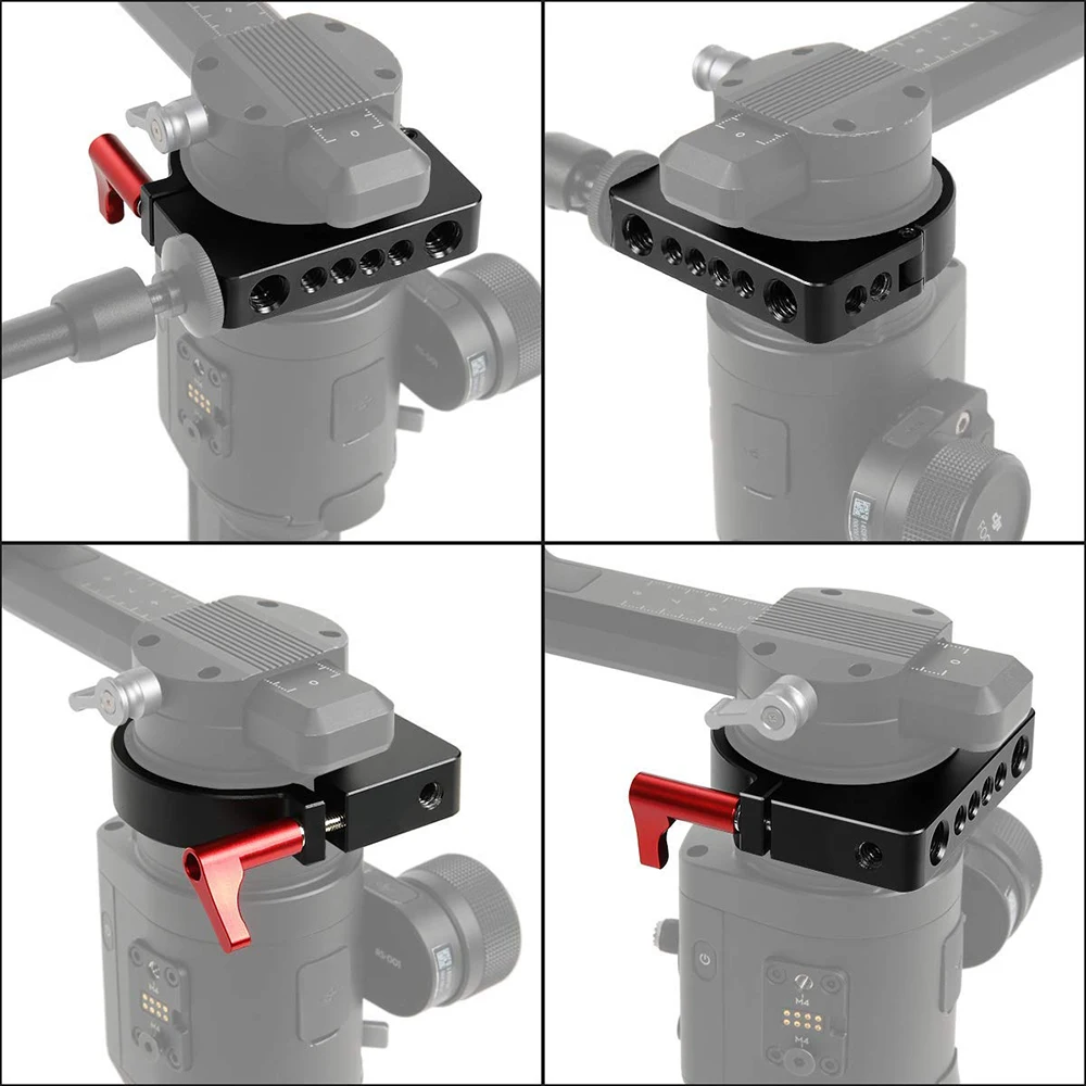 Удлинительное Монтажное кольцо для DJI Ronin S с 1/4 &quot3/8&quot креплением применяемым к
