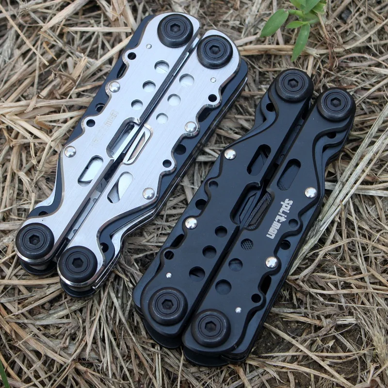 جيب سكين MultiTool للطي ذو طيات متعددة الوظائف EDC أدوات ذو طيات التخييم الصيد في الهواء الطلق سكينة سرفايفل مقص شفرة حادة
