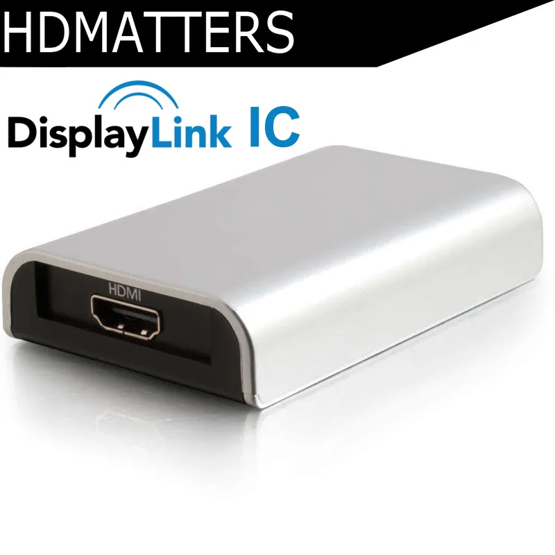 

USB 2.0/USB 3.0 to HDMI audio&video Converter Graphic Adapter(Displaylink Chipset) for Macbook pro Air Win10/8/7