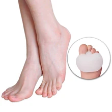 1 пара мягких ног половинные стельки пальцы ног гелевые колодки Сепараторы Выпрямитель коготь молоток