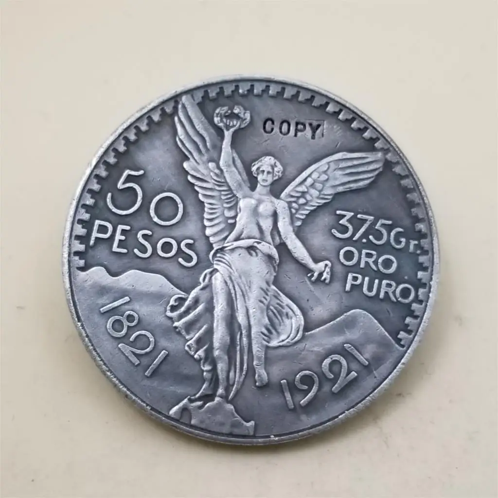 Посеребренные 1821-1921 Мексика 50 песо (центенарио) 100-летие независимости из Испании