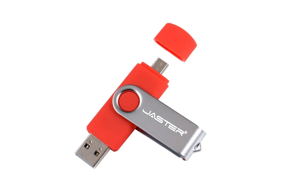 JASTER USB 3,0 OTG Usb флеш-накопители 8 ГБ 16 ГБ 32 ГБ 64 Гб 128 ГБ флеш-накопители двойной флеш-накопитель для системы android в розничной упаковке