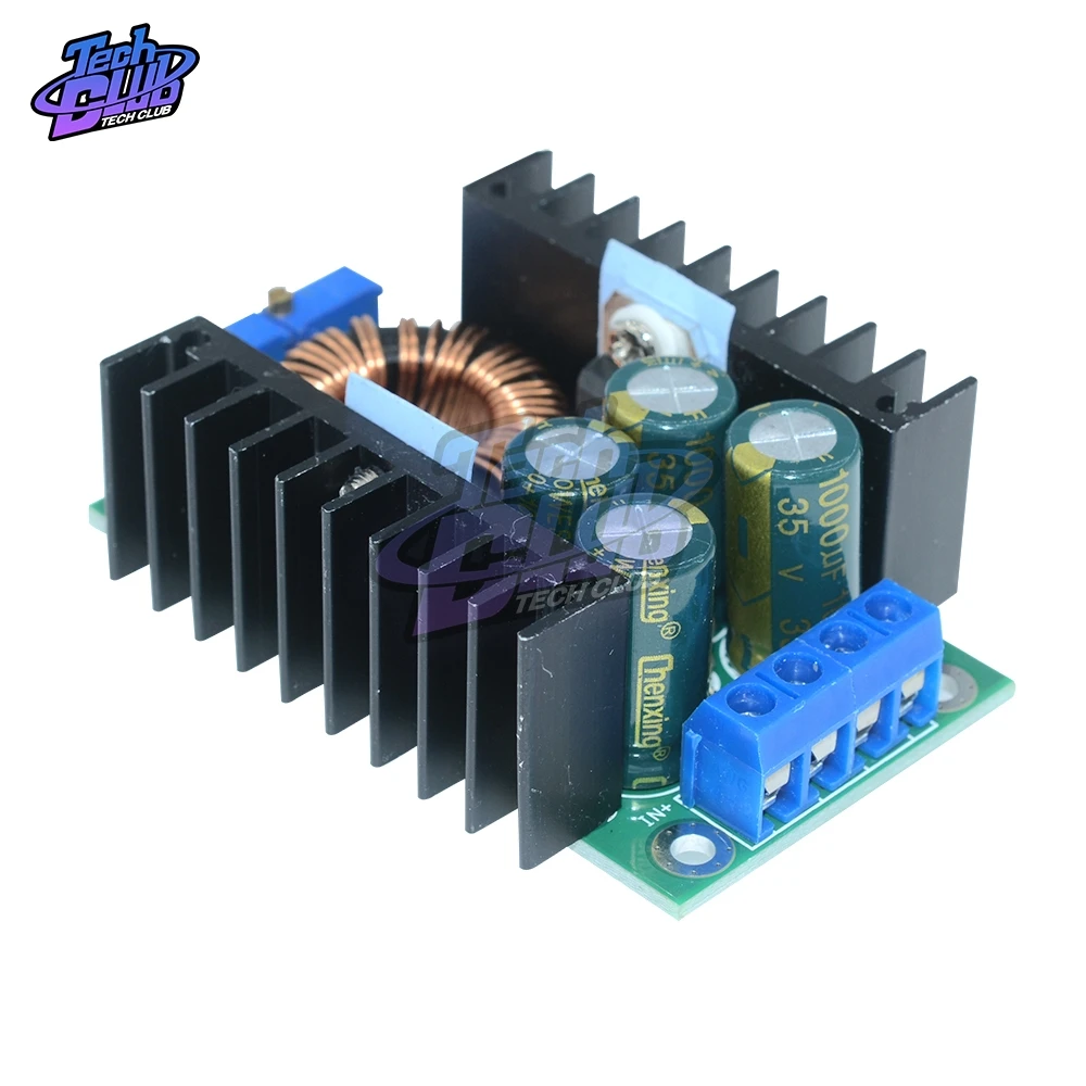 XL4016 DC 5 40V до 1 2 35V понижающий преобразователь 300W 9A Регулируемый Модуль питания