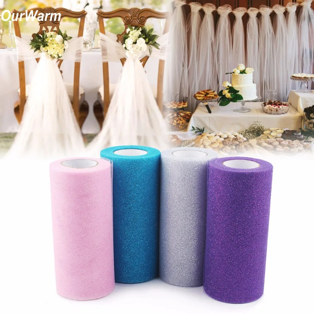 Buy OurWarm Tulle Bulk Bolt 25Yard Tulle Roll Wedding