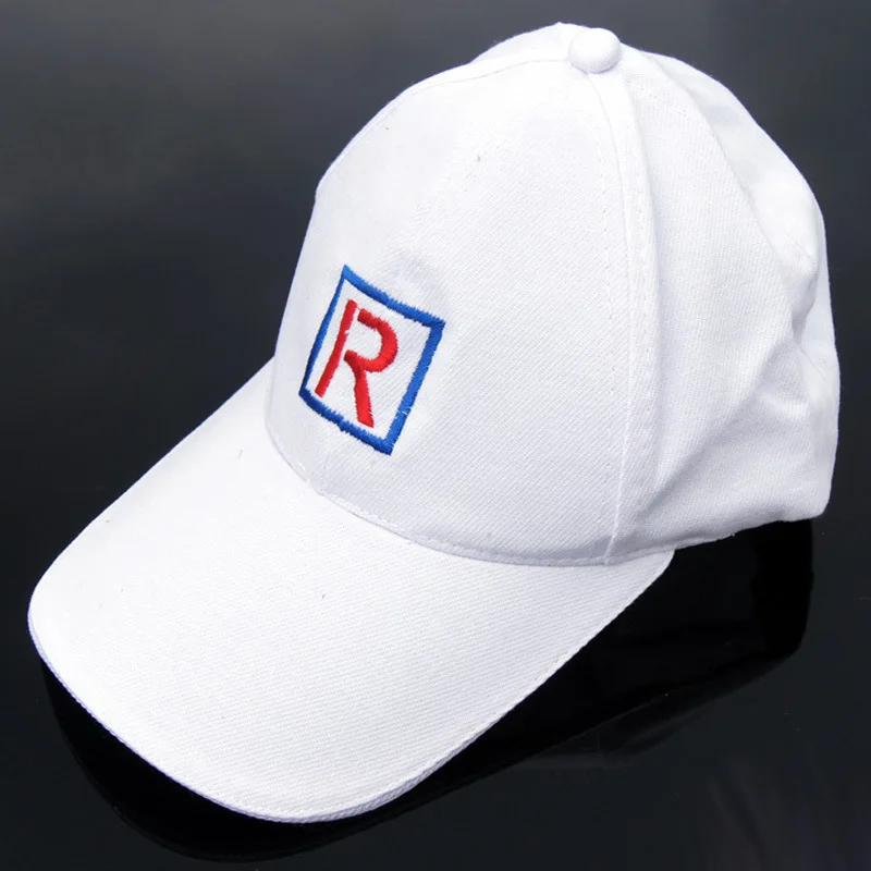 

Free shipping Anime The Prince of Tennis Ryoma Echizen Cosplay Adjustable Embroidery Summer Sun Hat White Color