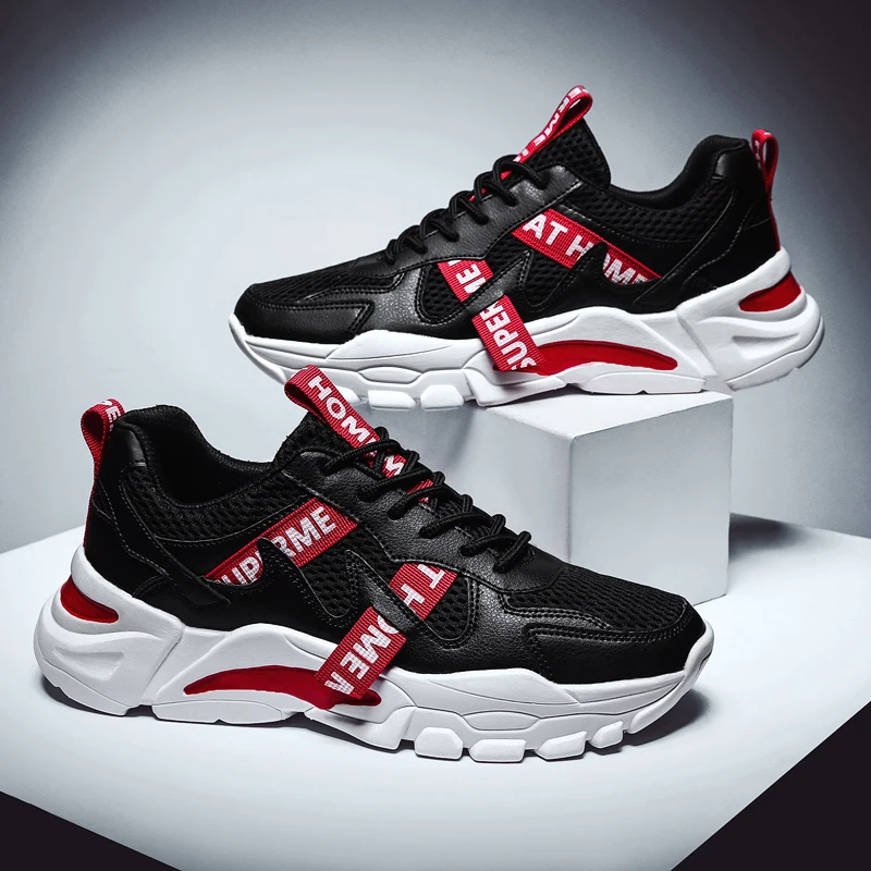 

2019 Summer Big Sale New Sport Running Shoes Increase Small White Daddy Ventilation Outdoor Low Sneakers Women Size 39-44 R