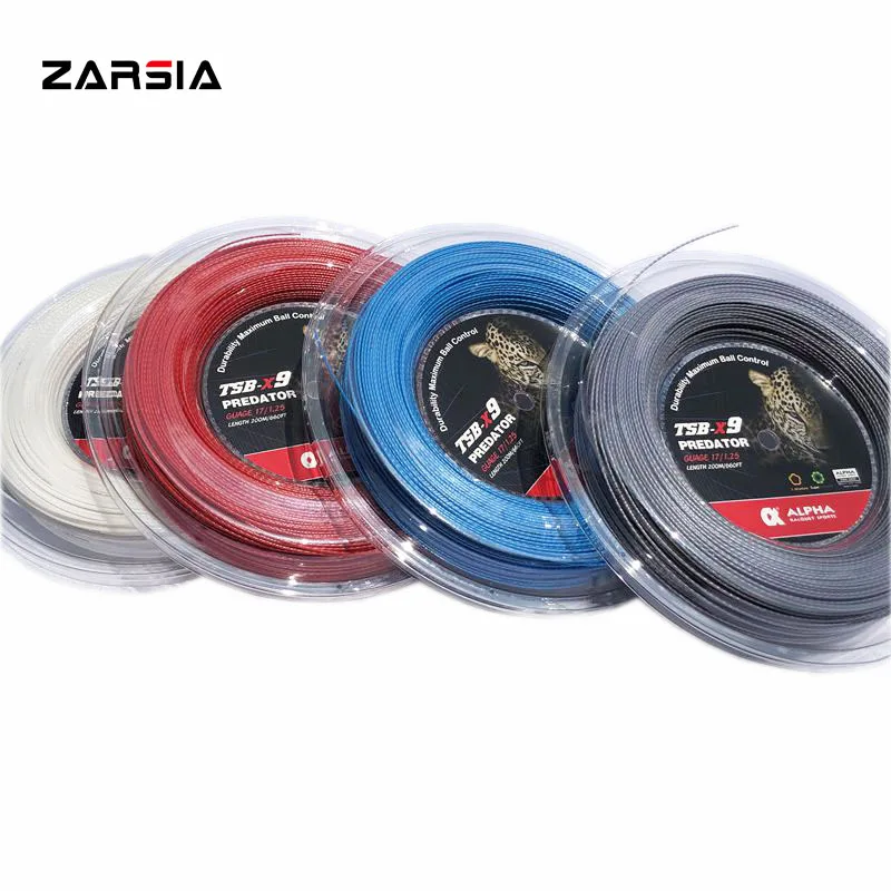 

2021 NEW Bamboo tennis strings 1.25mm 17 Gauge tennis racket strings 200m big banger polyester Tennis strings