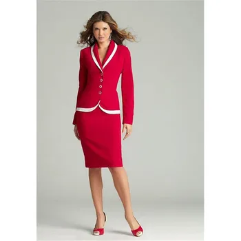 

Fashion new women's suit two-piece suit (jacket + skirt) ladies business office formal overalls support customization