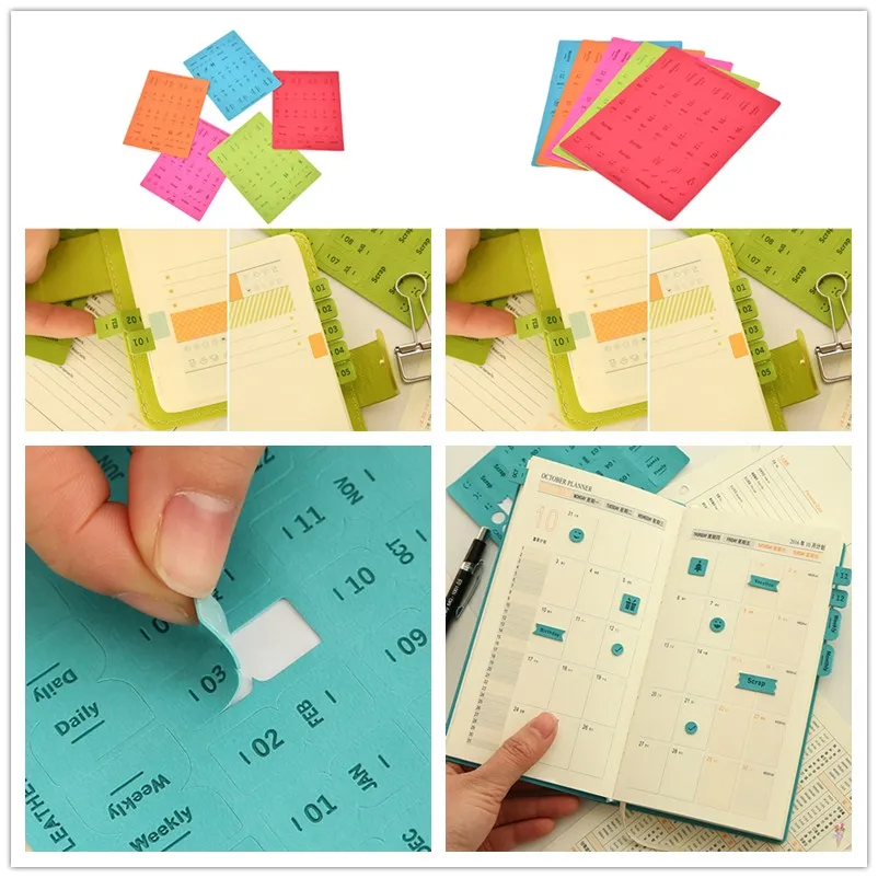 

1 Sheet Sticker Simple &Practical Diary Stickers Planner Stickers/Sticky Notes/Papeleria/Stationery Products High Quality