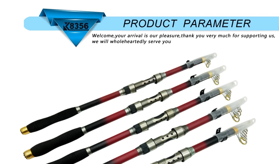Carbon 2.1M 2.4M 2.7M 3.0M 3.6M Portable Telescopic Fishing Rod Spinning Hand Fishing Tackle Sea Rod Fishing tackle accessory_01