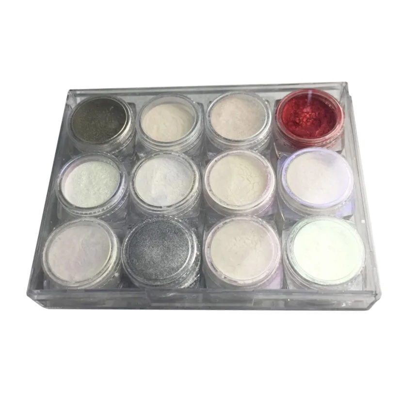 12pcs 2g/pcs dipping art factory raw material mirror powder gel nail
