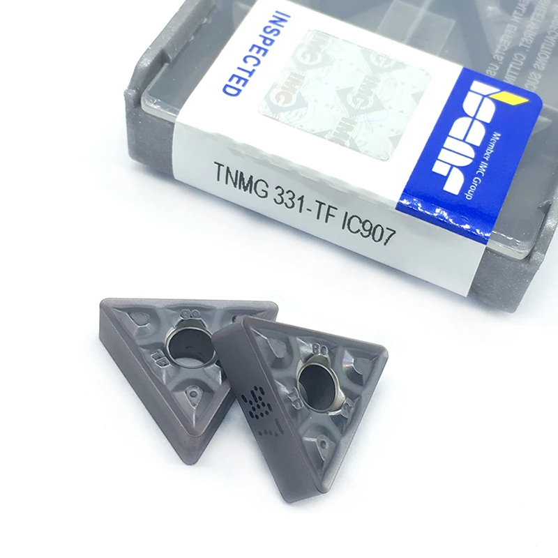 

TNMG160404 TF IC907 / IC908 External Turning Tools Carbide Blade CNC Lathe Turning Tools