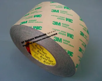 

(57mm *55 Meters *5.2mils) 3M 468MP 200MP Two Sided Adhesive transparent Tape High Temperature Formulation for Soft PCB Bonding