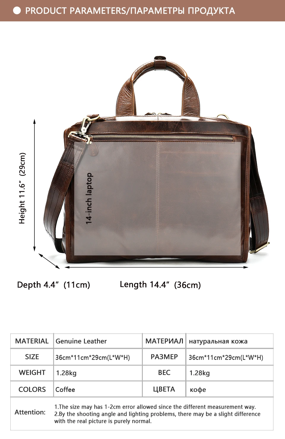 WESTAL men's bag men's leather laptop/briefcase bag for men messenger/office bag men design business document briefcase handbag