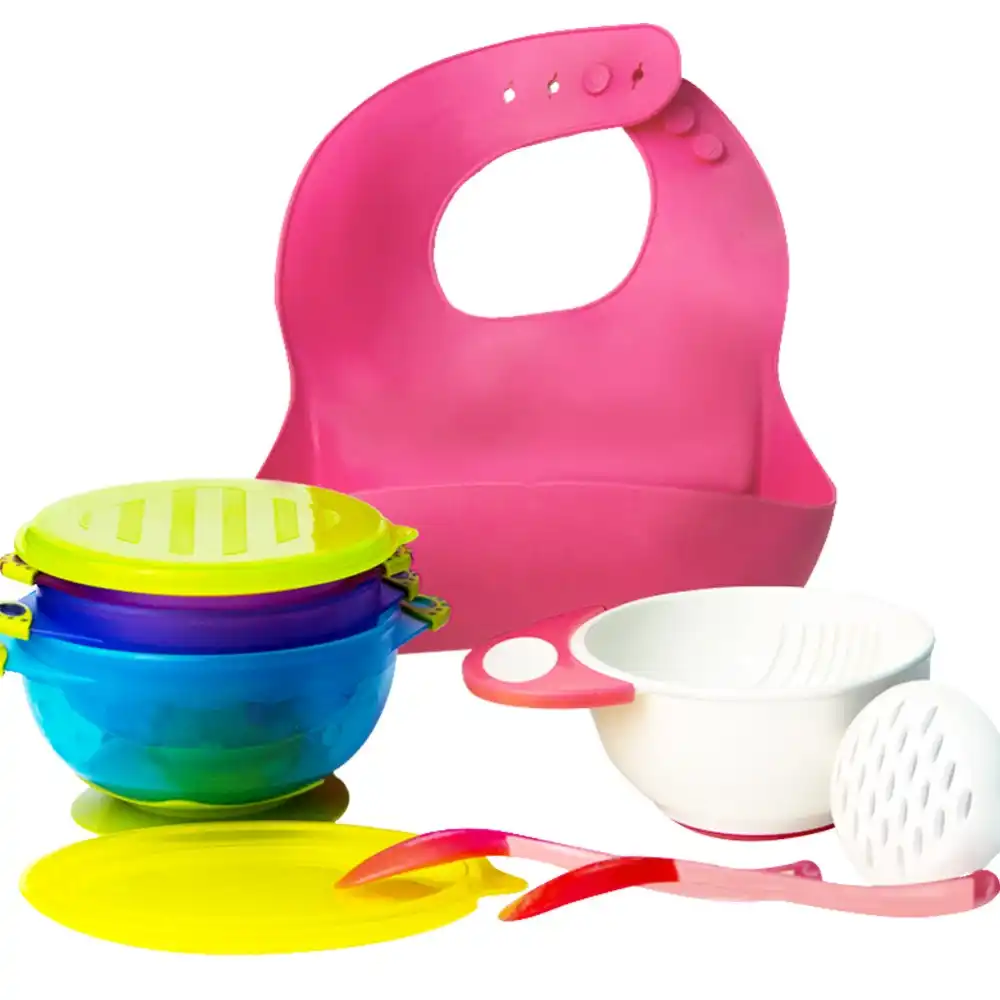 baby bowls and spoons
