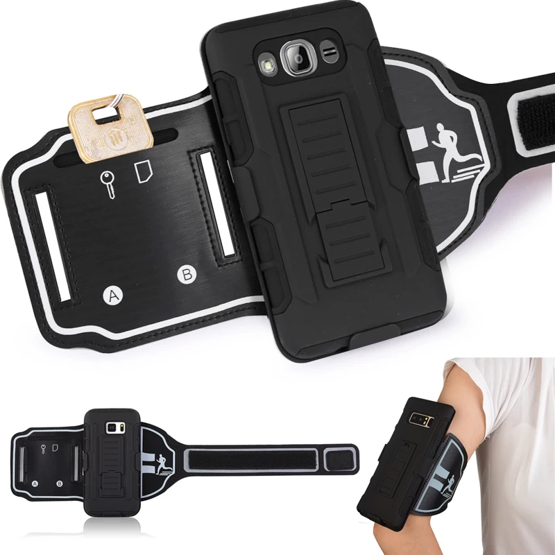 

Armband Arm Band Case For Samsung Galaxy S6 Edge S7 Edge Plus S8 Note 4 5 Note8 S8+ Hard Back Cover Running Sport Phone Holder