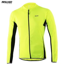 ARSUXEO Men s Outdoor Sports Cycling Jersey Spring Summer Bike Bicycle Long Sleeves MTB Clothing Shirts