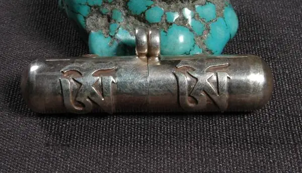 Ручной работы непальская 925 серебро карачакра символ коробка GAU кулон буддийский бесконечный узел молитвенная коробка кулон OM коробка кулон