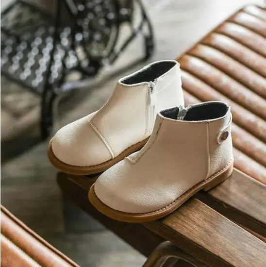 

Cute Girls Boots Fashion Kids Shoes Baby Martin Boots Casual Leather Soft Kids Boots For Baby Girl Flat