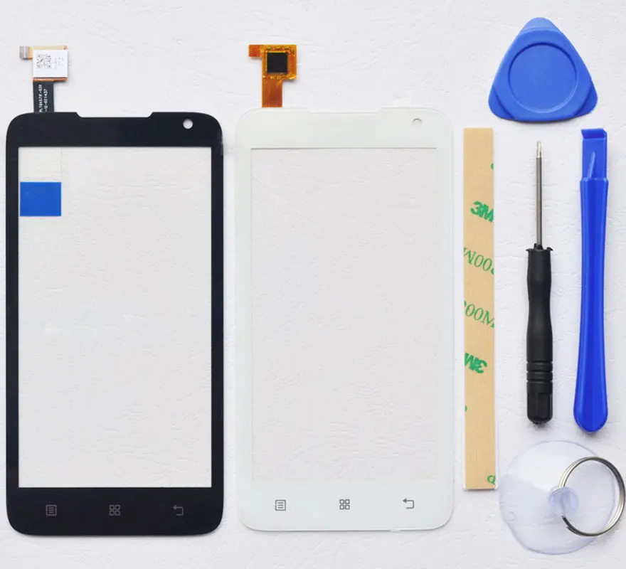 

BINYEAE 4.5''Touch Screen For Lenovo A526 Digitizer Touch Panel Glass Lens Sensor Free Tools+Adhesive