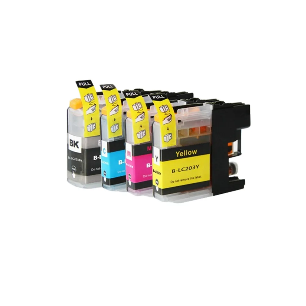 

YLC 1set LC203 LC201 Ink Cartridges for Brother MFC-J4620DW MFC-J4320DW MFC-J4420DW MFC-J5520DW MFC-J5620DW MFC-J5720DW Printer