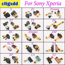 Cltgxdd для sony Xperia Z Z1 Z2 Z3 Z4 Z5mini Z5P X XA XP C3 T2 аудио наушники гарнитура телефонный разъем датчик приближения гибкий кабель